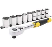 Stanley – Jeu de douilles et cliquet STMT82671-0 – 72 dents 1/2" – 10 pièces