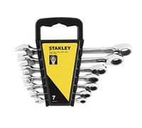 Stanley – Jeu de 7 clés mixtes à cliquet STMT82846-0, acier chromé, 72 dents