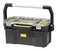 STANLEY STST1-70317 Panier porte-outils 19 avec supplément d´organisation, Noir/argent