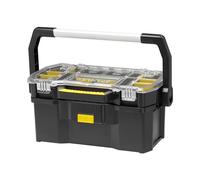 STANLEY STST1-70317 Panier porte-outils 19 avec supplément d´organisation, Noir/argent