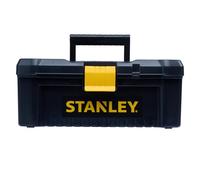 Stanley STST1-75517 Boite À Outils avec 2 Organiseurs Sur Le Couvercle - Plateau Porte-Outils - Charnières Plastique - Larges Attaches métalliques - Cadenassable - Dimensions : 32 x 18,8 x 13,2 Multicolore
