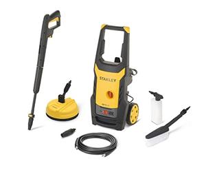 Stanley SXPW14PE Nettoyeur Haute Pression avec Patio Cleaner et Brosse Fixe (1400 W, 110 Bar, 390 l/h)