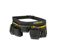 Stanley 1-96-178 Porte Outils en Toile 600 x 600 deniers - Nombreuses Poches - Renforcée avec Rivets en métal - Rembourré Sur l'Arrière pour Plus de Confort - Dimensions 60 x 25,5 x 7,5, Multicolore