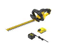 Stanley - Taille-haie sans fil 18V 50 cm, 1 batterie 2,0 Ah Li-Ion, chargeur SFMCHT650D1-QW