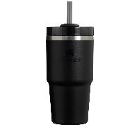 Stanley 1913 – Gobelet Quencher 1010826305 en acier inoxydable avec paille Noir 2.0 600 ml