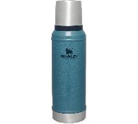 Stanley 1913 Classic Legendary Thermos 0.94L - Maintient la Température 24h (Chaud/Froid) - Bouteille Isotherme - Sans BPA - Gourde Isotherme en Acier Inoxydable - Gourde Inox - Hammertone Lake
