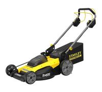 Stanley - Tondeuse à gazon sans fil 18V, largeur de coupe 50 cm, auto-propulsée, 2 batterie 4,0 Ah Li-Ion, chargeur SFMCMWS251M-QW