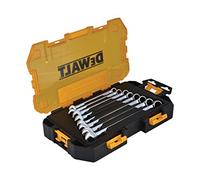 Stanley Tools STADW73810 Lot de 8 clés Mixtes rigides Jaune/Noir 10-17 mm