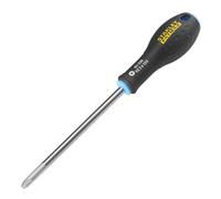 Stanley Tournevis FatMax Pozidriv PZ4 200 mm – Poignée Soft Grip – Fabriqué en France