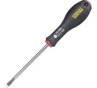 STANLEY 0-65-098 Tournevis Mécanicien 5,5 X 100 Mm - Gamme FATMAX - Fabriqués En France - Lame En Acier - Sablage De L'Empreinte - Poignée Soft Grip - Liaison Quasi Incassable - Anticorrosion