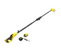 Stanley - Tronçonneuse d'élagage sans fil 18V 20 cm, 1 batterie 4,0 Ah Li-Ion, chargeur SFMCPS720M1-QW