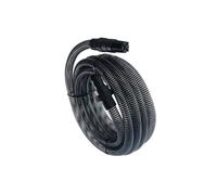 Stanley Tuyau d’aspiration et de refoulement 7 m, PVC noir, pour pompe à eau auto-amorçante, raccord G1, 6 bar, pour urgence ou