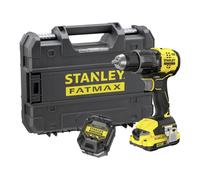 Perceuse-visseuse à percussion sans fil Stanley FatMax SFMCD716D1T-QW 18 V, sans balais, avec 1 batterie 2,0 Ah, coffret