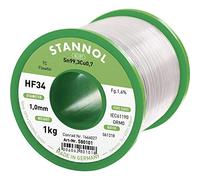 Stannol HF34 1,6% 1,0MM FLOWTIN TC CD 1000G Étain à souder sans plomb bobine, sans plomb Sn99,3Cu0,7 ORM0 1000 g 1 mm