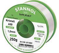 Stannol Flowtin TC Fairtin Kristall 600 Fil à souder Ø 1 mm 250 g 811009