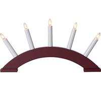 Star 215-32 Lustre de fenêtre, Bois, Rouge