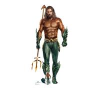 STAR CUTOUTS Aquaman Jason Momoa Découpe en Carton Idéal pour Les Anniversaires, Les Cadeaux, Les fêtes et Les Fans