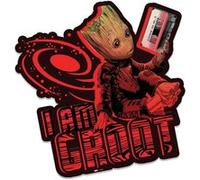 STAR CUTOUTS Blason mural en carton Marvel Gardiens de la Galaxie Je s'appelle Groot 67 cm Rouge G