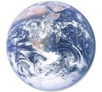 STAR CUTOUTS Blason mural en carton Planète Terre et Espace 66 cm Bleu G