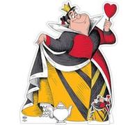 STAR CUTOUTS Figurine en carton - Alice au Pays des Merveilles Vintage - La Reine de Cœur - Haut 115 cm Rouge G