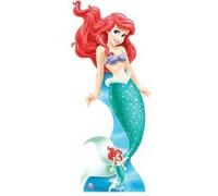 Figurine en carton Ariel la petite sirène Disney Princesses - Hauteur 170cm - Largeur 72cm - Bleu & Rouge