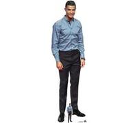 STAR CUTOUTS Figurine en carton - Cristiano Ronaldo Avec Une Chemise Bleue - Hauteur 188 cm Multicolors