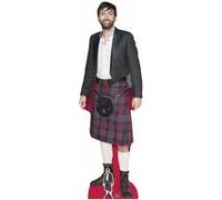 STAR CUTOUTS Figurine en carton David Tennant - Kilt 183cm Multicolors G