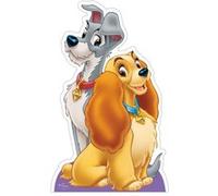 Figurine en carton - La Belle et le Clochard - Hauteur 92 cm - Multicolore - Pour enfants