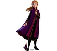 STAR CUTOUTS Figurine en carton Disney La Reine des Neiges 2 Anna manteau pourpre Hauteur 168 cm Multicolors G