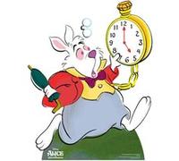 STAR CUTOUTS Figurine en carton Disney Lapin blanc Alice au pays des merveilles 77 cm Rouge G