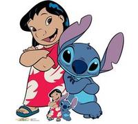 STAR CUTOUTS Figurine en carton Disney Lilo et Stitch les bras croisés- 114 cm Multicolors