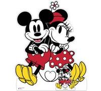 STAR CUTOUTS Figurine en carton - Disney Mickey et Minnie ensemble formant un joli couple - Haut 118 cm Multicolors