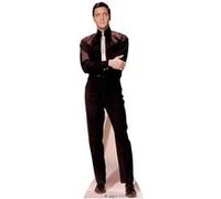 STAR CUTOUTS Figurine en carton Elvis Presley en costume noir et cravate blanche H180 cm Noir G