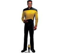 STAR CUTOUTS Figurine en carton Geordi La Forge Star Trek -LeVar-Burton Noir