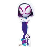 STAR CUTOUTS Figurine en carton Ghost Spider - Spidey et ses amis extraordinaires - Haut 95 cm Blanc