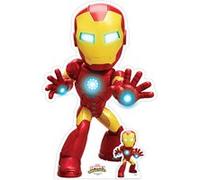 STAR CUTOUTS Figurine en carton Iron Man - Spidey et ses amis extraordinaires - Haut 95 cm Rouge G