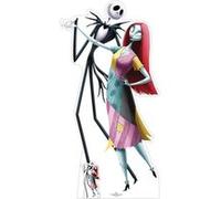 STAR CUTOUTS Figurine en carton Jack et Sally qui dansent - L'Etrange Noël de Monsieur Jack - Haut 185 cm Multicolors