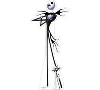 STAR CUTOUTS Figurine en carton Jack Skellington bras croisés - L'Etrange Noël de Monsieur Jack - Haut 194 cm Noir