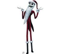 STAR CUTOUTS Figurine en carton Jack Skellington en Costume de Noël - L'Etrange Noël de Monsieur Jack - Haut 188 cm Noir G