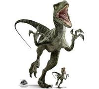STAR CUTOUTS Figurine en carton JURASSIC WORLD Raptor Dinosaure Hauteur 129 cm Multicolors G