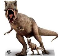 STAR CUTOUTS Figurine en carton JURASSIC WORLD Tyrannosaurus Rex Dinosaure Hauteur 100 cm Multicolors