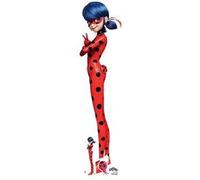 Figurine en carton - Ladybug - Multicolore - 136 cm - Enfant