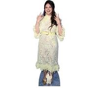 STAR CUTOUTS Figurine en carton - Lana Del Rey En Robe Jaune - Haut 171 cm Blanc