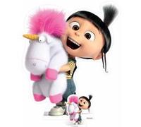 STAR CUTOUTS Figurine en carton Les Minions Agnès et la licorne en peluche Hauteur 118 cm Multicolors G