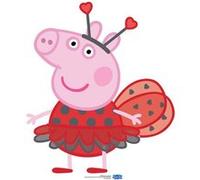 STAR CUTOUTS Figurine en carton Peppa Pig déguisée en coccinelle Hauteur 91 cm Multicolors G