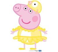 STAR CUTOUTS Figurine en carton Peppa Pig déguisée en poule de Pâques Hauteur 82 cm Multicolors