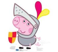 STAR CUTOUTS Figurine en carton Peppa pig - Sir George Pig en armure de chevalier Hauteur 79 cm Multicolors