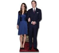 STAR CUTOUTS Figurine en carton Prince William et Miss Middleton 182 cm Noir G