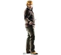 STAR CUTOUTS Figurine en carton Ron Weasley avec baguette magique, en tenue de ville Film Harry Potter 175 CM Noir G