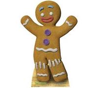STAR CUTOUTS Figurine en carton Shrek le Petit bonhomme en pain d'épices (P'tit Biscuit) - Haut 75 cm Multicolors G